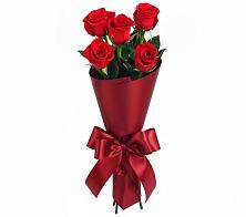 Букет 5 Красных роз Эдлесс Лав в Костромской