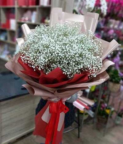 Букет цветов из: Гипсофила в Костромской