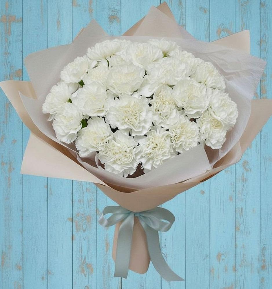 Букет цветов из: Гвоздики в Костромской