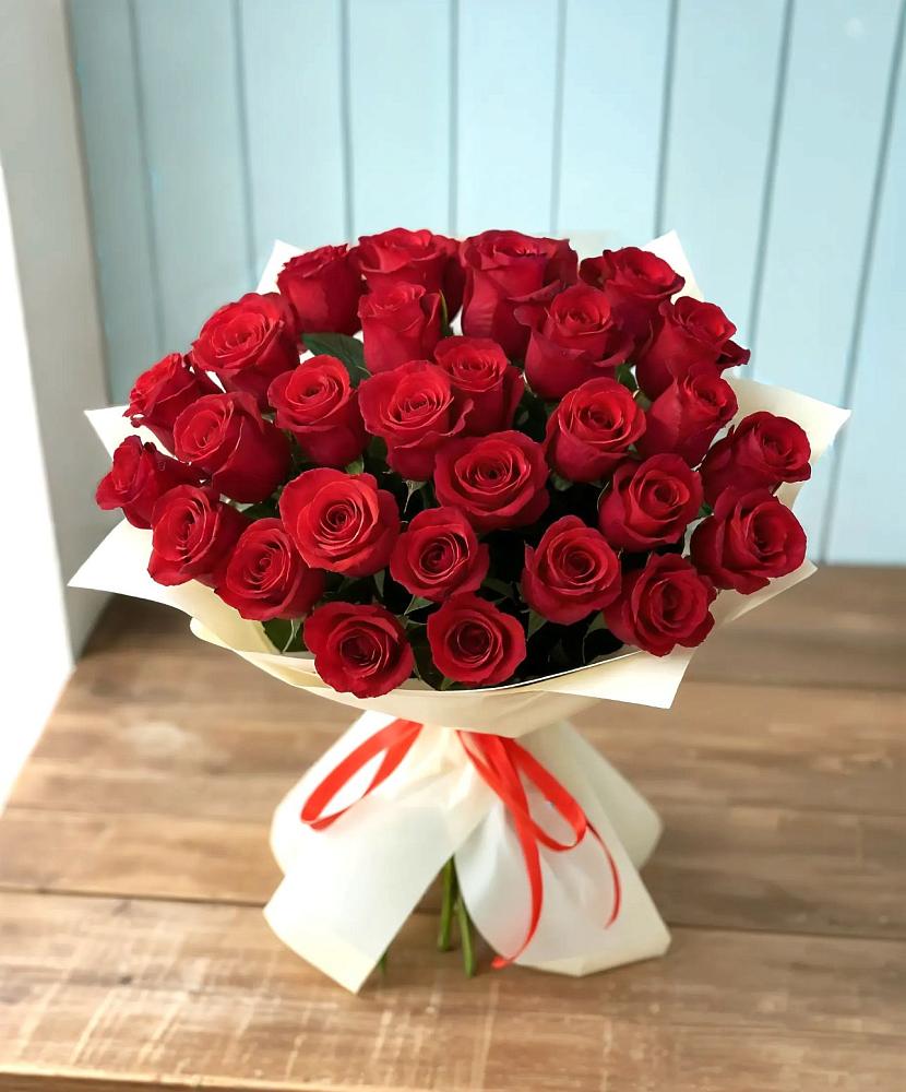 Букет 29 Красных роз в Костромской