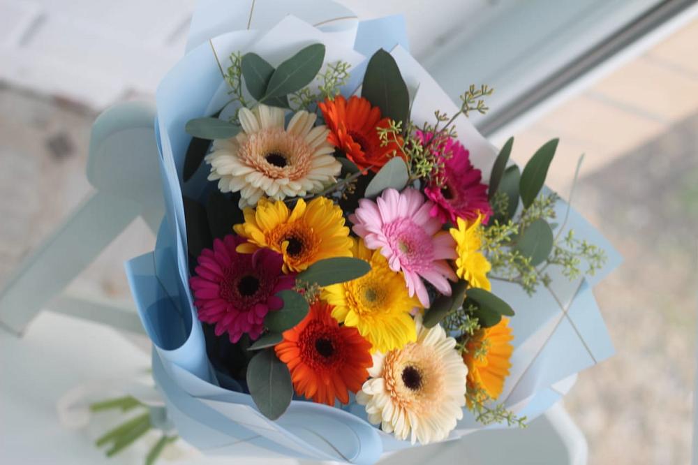 Букет цветов из: Герберы в Костромской