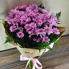 Букет цветов из:  Хризантемы #REPLACE_PRED# Костромской