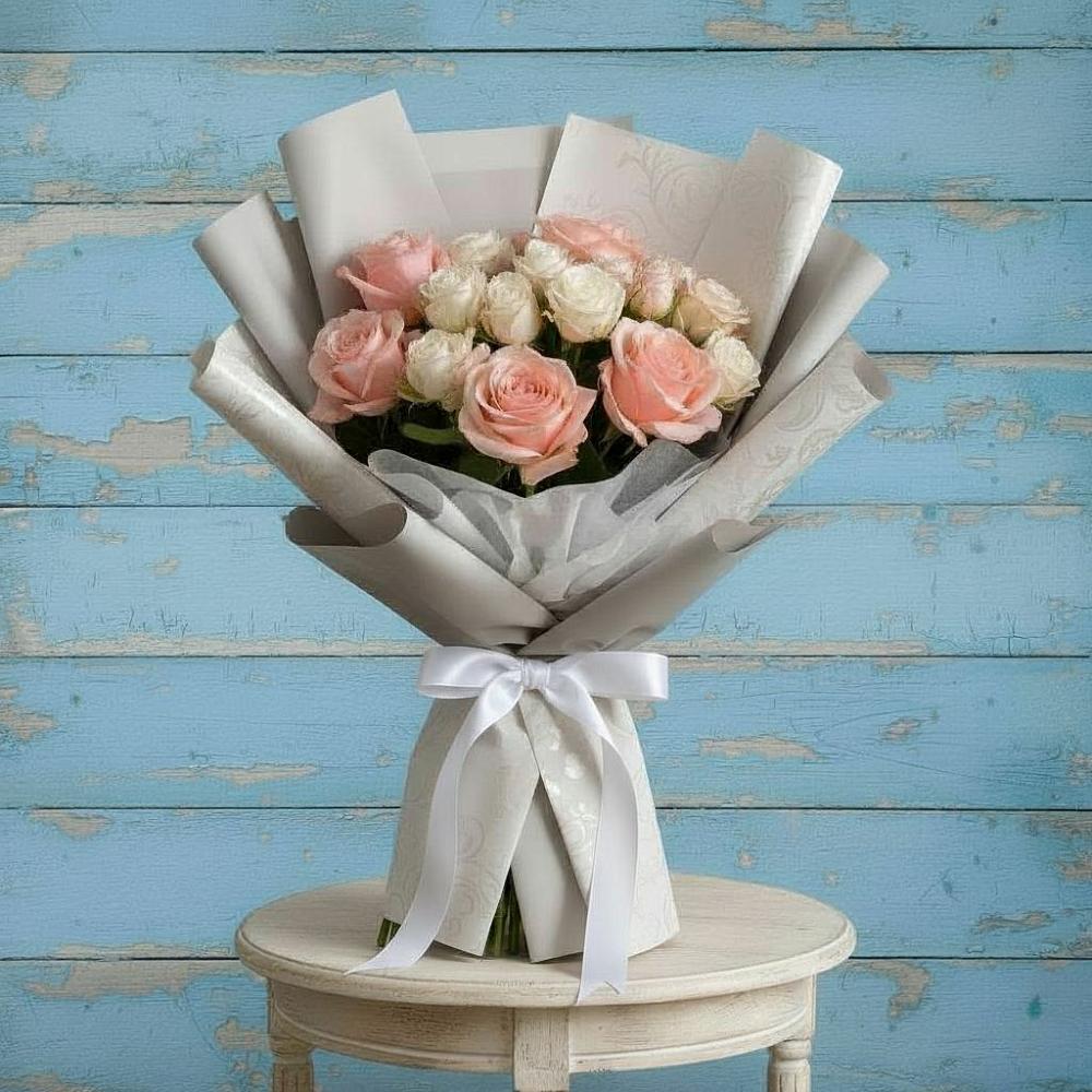 Букет цветов из: Розы в Костромской