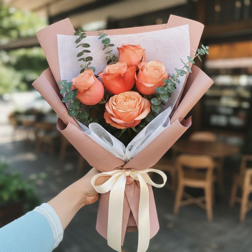 Букет цветов из: Розы в Костромской