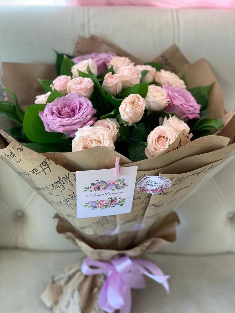 Букет цветов из: Розы в Костромской