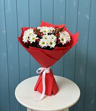 Букет цветов из:  Хризантемы #REPLACE_PRED# Костромской