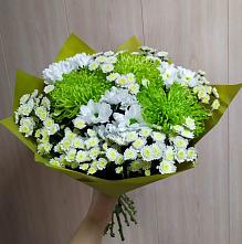Букет цветов из:  Хризантемы #REPLACE_PRED# Костромской