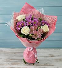 Букет цветов из:  Герберы в Костромской