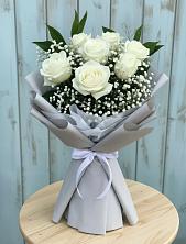 Букет цветов из:  Розы в Костромской