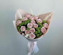 Букет цветов из:  Розы и Хризантемы в Костромской