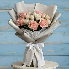 Букет цветов из:  Розы в Костромской