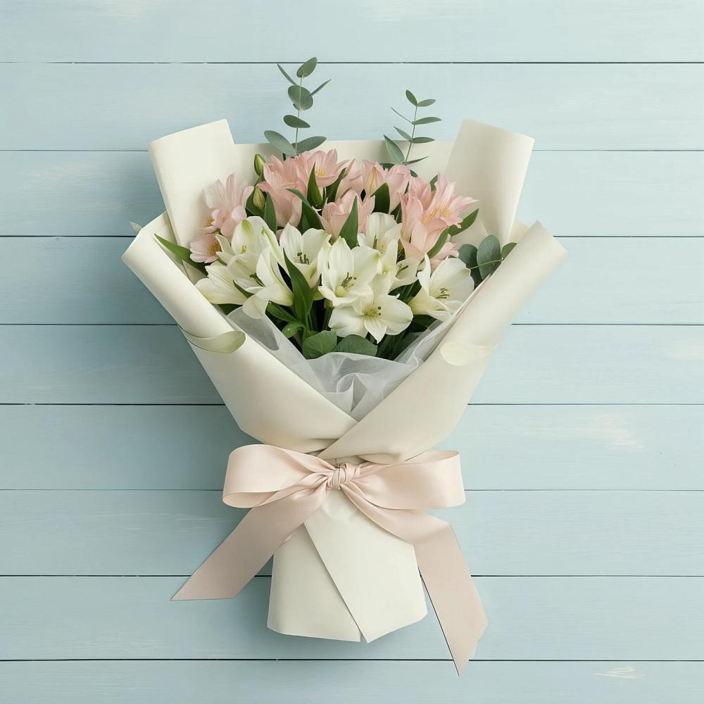 Букет цветов из: Альстромерии в Костромской