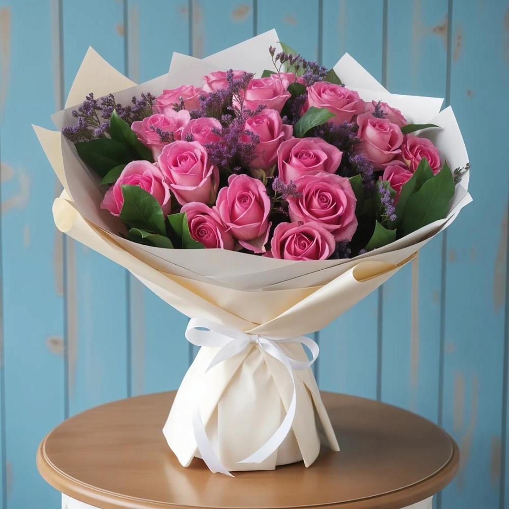 Букет цветов из: Розы в Костромской