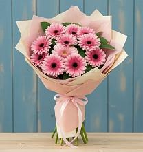 Букет цветов из:  Герберы #REPLACE_PRED# Костромской