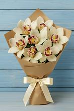 Букет цветов из:  Орхидеи и Розы в Костромской