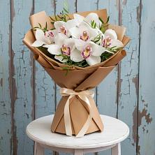 Букет цветов из:  Орхидеи и Розы в Костромской